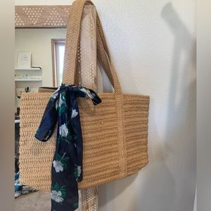 NWT Draper James Everyday Straw Bag
